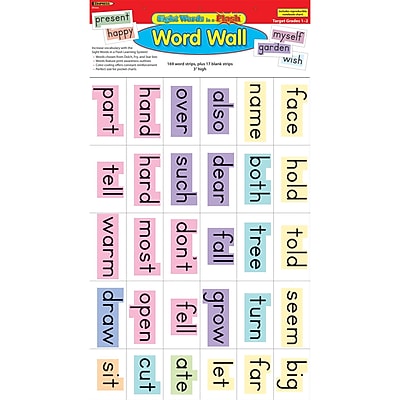 Edupress Bulletin Board Set Sight Words in a Flash Word Walls Grades 1st 2nd