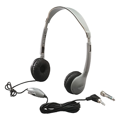 Hamilton Buhl SchoolMate MS2LV Personal Stereo On Ear Headphone with in line Volume Gray