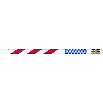 J.R. Moon Pencil Co. Stars and Stripes Pencil 12 Pack