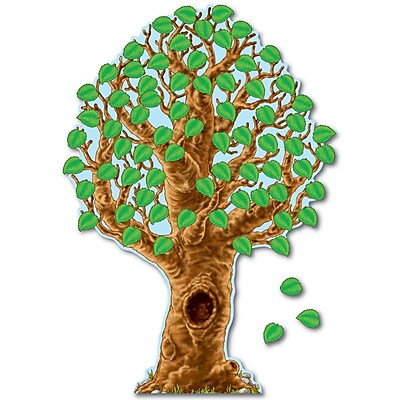 Carson Dellosa Bulletin Board Set Big Realistic Tree