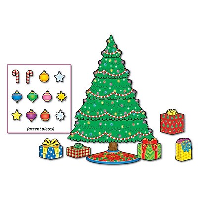 Carson Dellosa Mini Bulletin Board Set Christmas Tree