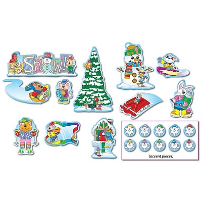 Carson Dellosa Mini Bulletin Board Set Winter