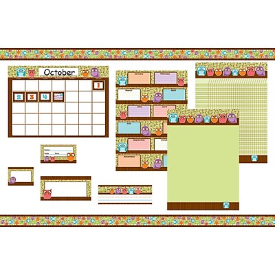 Carson Dellosa Bulletin Board Set Owls Classroom Collection