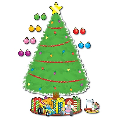Carson Dellosa Bulletin Board Set Big Christmas Tree