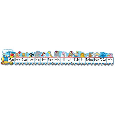 Carson Dellosa Bulletin Board Set Alphabet Train Zaner Bloser