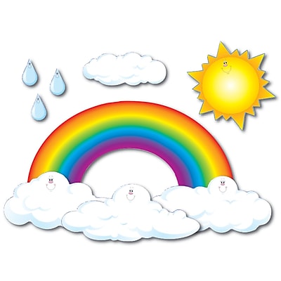 Carson Dellosa Bulletin Board Set Big Rainbow