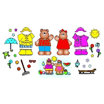 Carson Dellosa Bulletin Board Set Mr. Mrs. Weather Bear