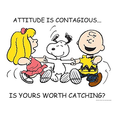 Eureka Peanuts Attitude Poster