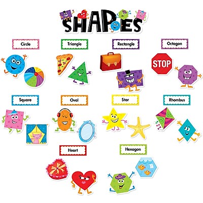 Creative Teaching Press Mini Bulletin Board Set Shapes