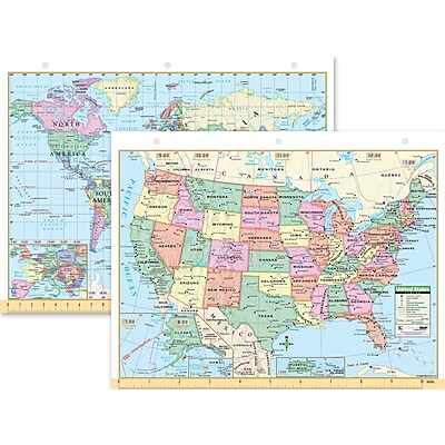 Map Of The World Notebook Kappa Map Group Universal Maps US/World Notebook Map