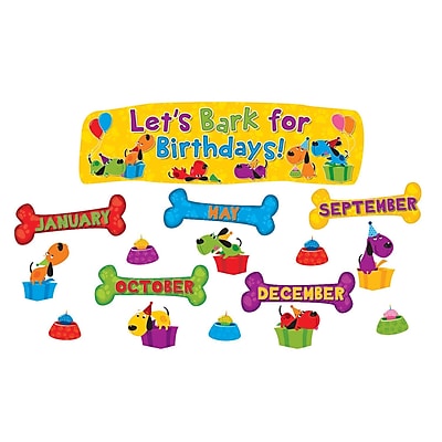 Edupress Mini Bulletin Board Set Let s Bark for Birthdays