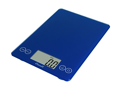 Escali Arti Glass Digital Scale Electric Blue