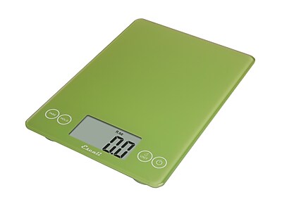 Escali Arti Glass Digital Scale, 15 Lb 7 Kg, Key Lime Green