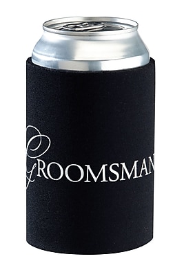 Lillian Rose Groomsman Cup Cozy Black