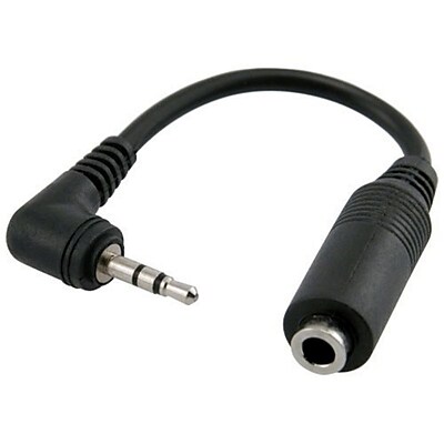 Insten 2.5mm Male to 3.5mm Female Stereo Headphone Speaker Adapter