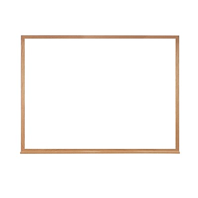 Ghent Wood Frame Non Magnetic Whiteboard; 1 6 H x 2 W