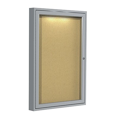 Ghent Enclosed Bulletin Board; 4 H x 8 W