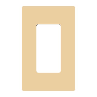 Lutron Claro Single Gang Rocker Wallplate Ivory