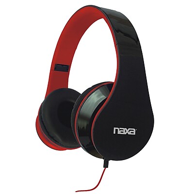 Naxa Pro Headphones Black Red