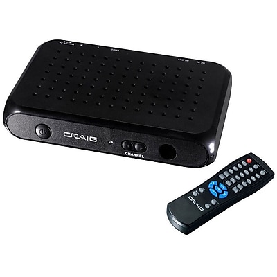 Craig CVD508 Digital To Analog Broadcast Converter With Remote Control