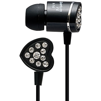 QFX H 14 Lightweight Stereo Earbuds Black