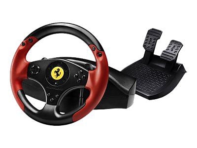 Thrustmaster 4060052 Red Legend Edition Ferrari Racing Wheel For PlayStation 3 Red Black