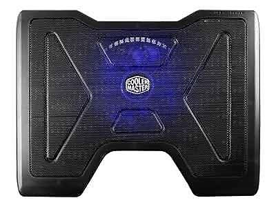 Cooler Master NotePal X2 - Gaming Laptop Cooling Pad With 140mm Blue LED Fan, Black