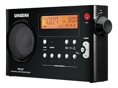 Sangean PR D7 AM FM Digital Compact Portable Radio