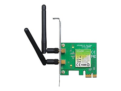 TP LINK TL WN881ND Wireless N300 PCI Express Adapter 2.4GHz 300Mbps Include Low profile Bracket
