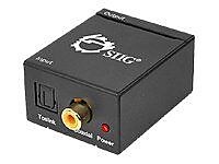 Siig Digital to Analog Audio Converter, Black