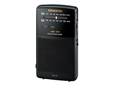 Sangean SR 35 AM FM Hand Held Receiver With Built in Speaker