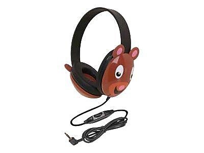 Califone Ergoguys 2810 BE Kids Stereo PC Headphone Bear
