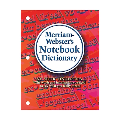 MERRIAM WEBSTER Notebook Dictionary