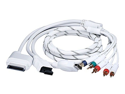 Monoprice 105638 6 4 In 1 Component Cable For Xbox 360 Wii PS3 PS2