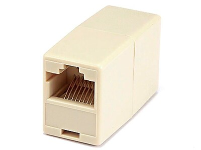 Monoprice 107279 RJ 45 8P8C Reverse Inline Coupler Beige