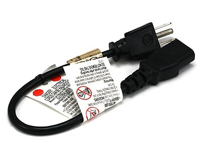 Monoprice 1 18AWG Power Cord Black