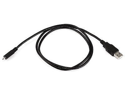 Monoprice 3 USB 2.0 Male to Male 28 28 AWG Cable Black