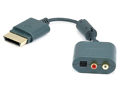 Monoprice 107526 RCA Toslink Audio Adapter For Xbox 360 Xbox 360 Slim