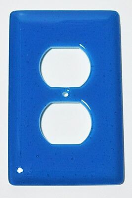 Hot Knobs Solid 1 Gang Receptical Wall Plate; Turquoise