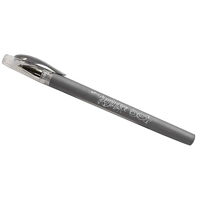 JAM Paper Gel Pen 0.7mm Silver Sold Individually 6544970