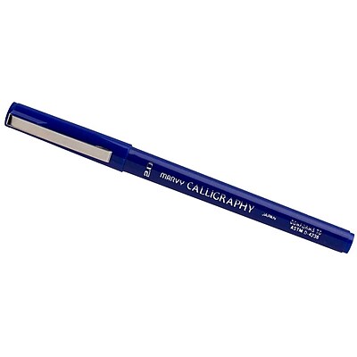 JAM Paper Calligraphy Pen 2.0mm Blue Sold Individually 6504954