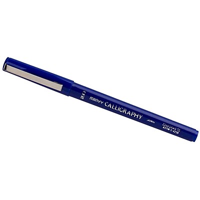 JAM Paper Calligraphy Pen 2.0mm Blue Sold Individually 6504954