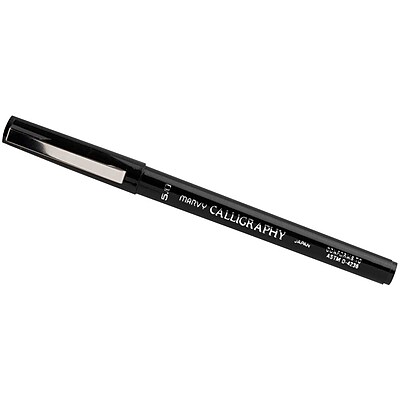 JAM Paper Calligraphy Thick Pen 5.0 Black Sold Individually 2191915327