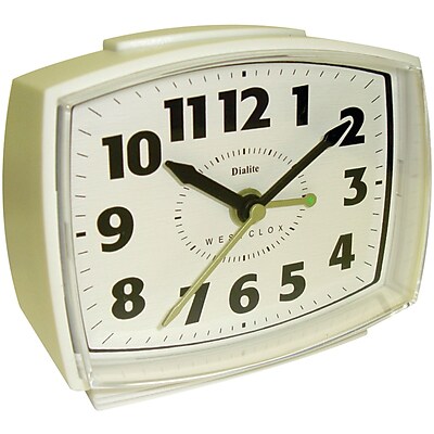 Westclox 22192 Dialite Analog Alarm Clock