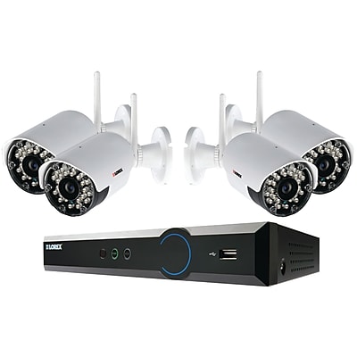 LOREX 4 Channel Security Camera System With Weatherproof Wireless Cameras