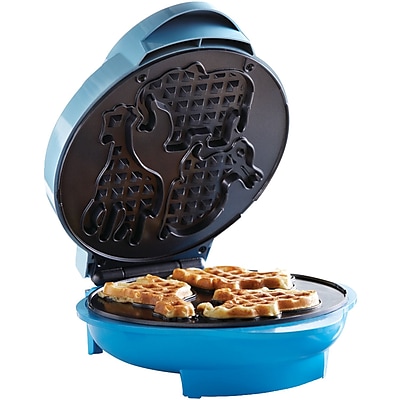 Brentwood 750 W Non-Stick Animal Shape Waffle Maker, Blue