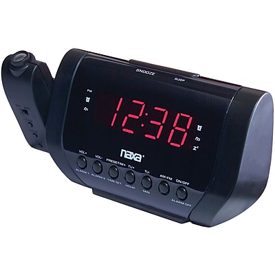 Naxa NRC-173 Projection AM\/FM Dual Alarm Clock