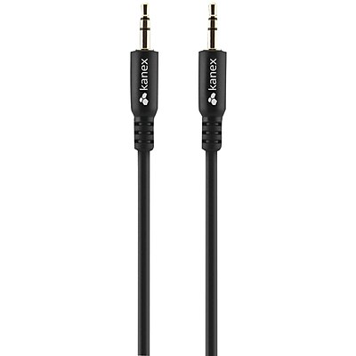 Kanex 6 Stereo Male to Male Audio Cable Black