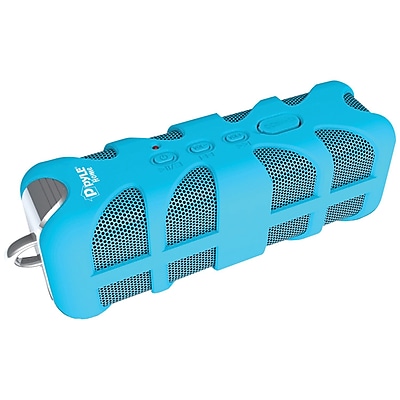 Pyle Sound Box Splash Rugged and Splash Proof Marine Grade Portable Bluetooth Speaker Blue