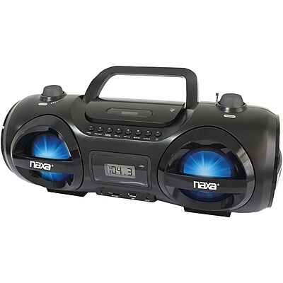 Naxa NPB 258 MP3 CD Party Boombox and USB SD Player